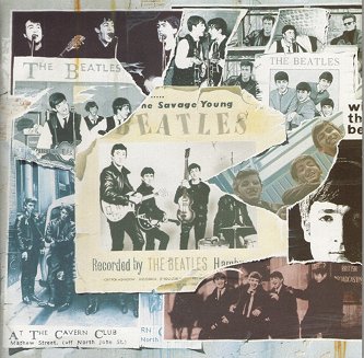 Unable to afford somebody to do any cover art, Ringo tears up all his old album covers and pastes them together into a collage...